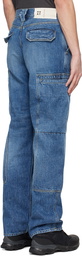 OUAT Blue Cargo Jeans