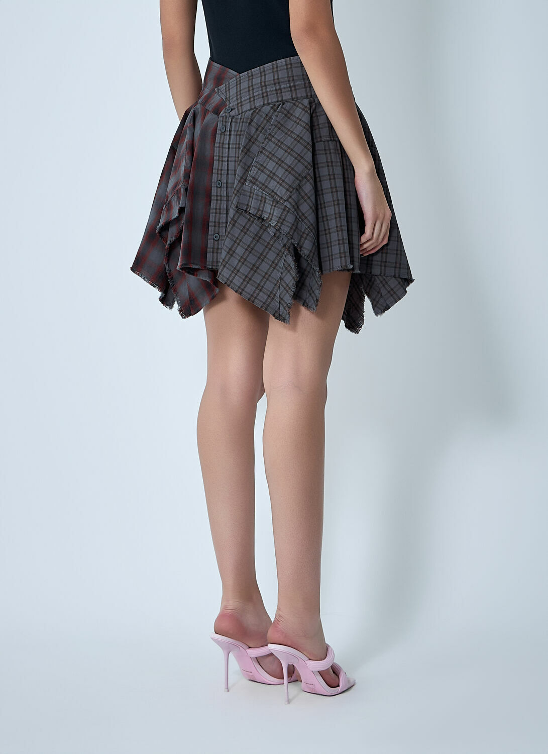 Alexander Wang De-Constructed Mini Skirt