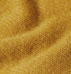 MAN 1924 - Shetland Wool Rollneck Sweater - Yellow