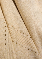 Joseph Tasse Lurex Knit Cardigan Beige