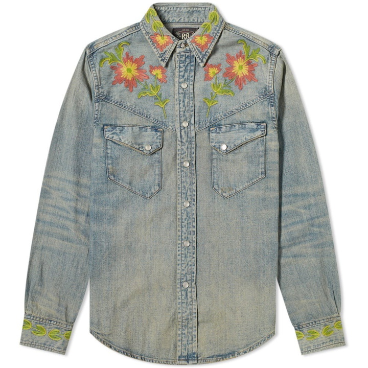 Photo: RRL Embroidered Western Shirt