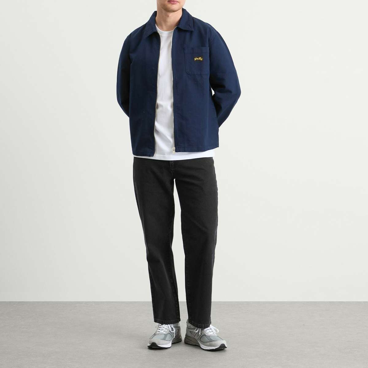 Stan Ray Men's Standard 5 Denim Jeans in Stonewashed Black Denim
