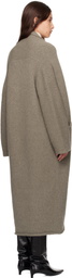 Lauren Manoogian Gray Long Shawl Cardigan