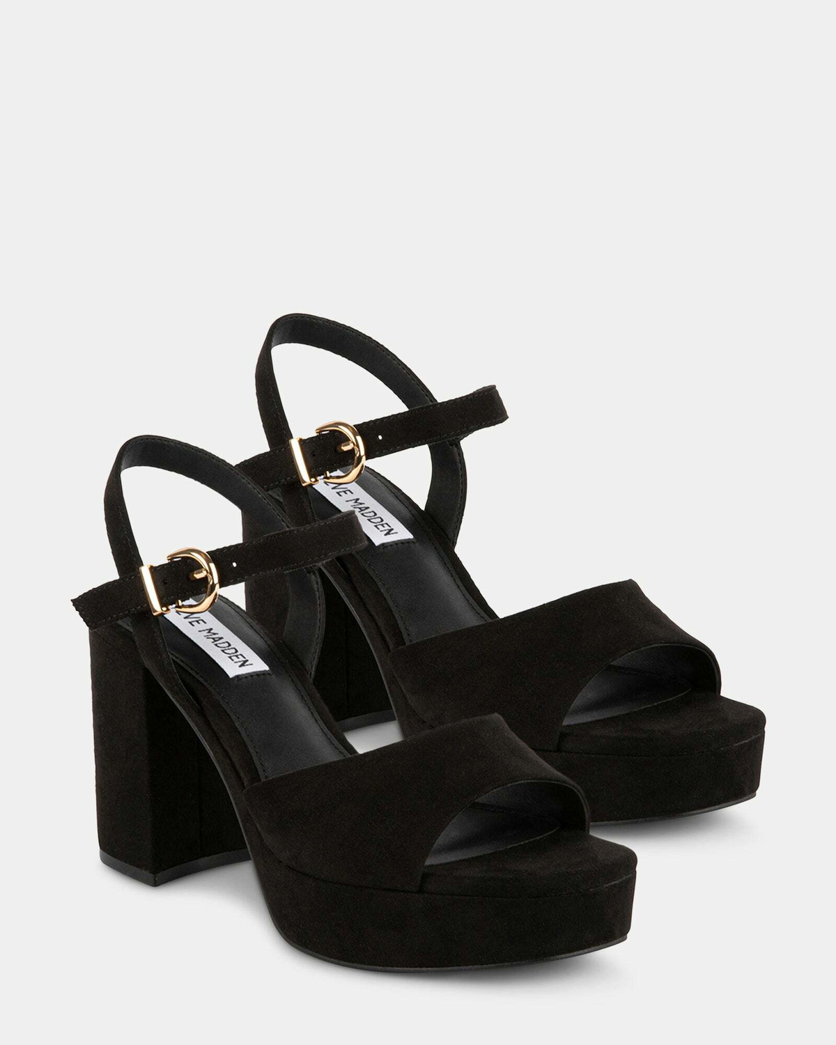 Steve Madden Earthy Heels in Black
