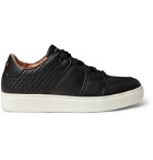 Ermenegildo Zegna - Day & Night Panelled Leather Sneakers - Black
