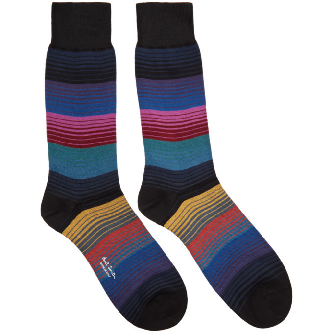 Photo: Paul Smith Multicolor Lenzo Stripe Socks