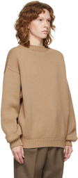 Fear of God Beige Knit Overlapped Sweater