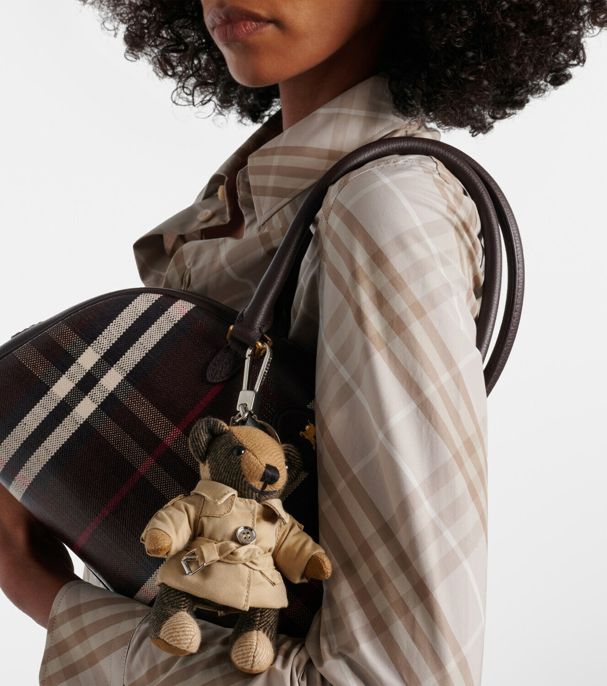 Burberry Thomas Bear cashmere bag charm