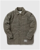 Bstn Brand Houndstooth Padded Overshirt Brown - Mens - Longsleeves/Shirts & Blouses