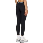 Palm Angels Black Classic Logo Sport Leggings