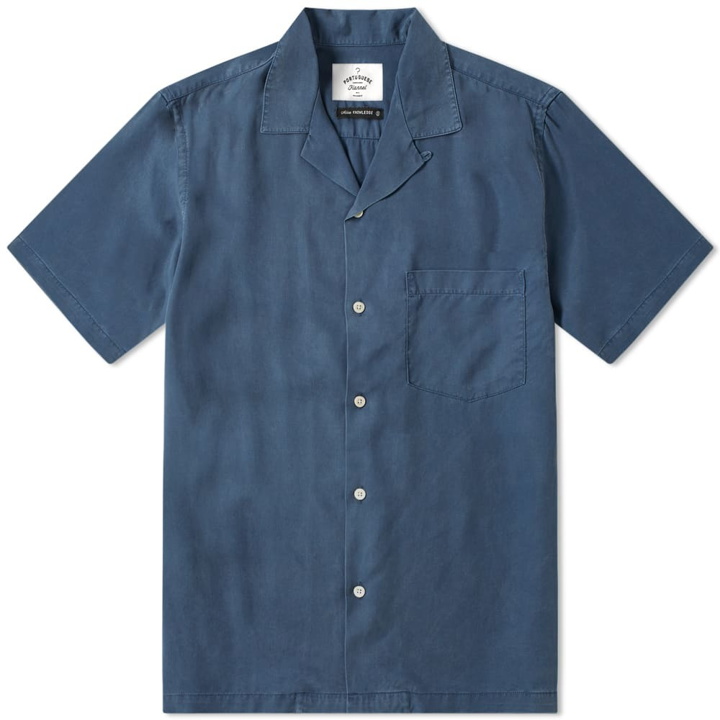 Photo: Portuguese Flannel Dogtown Vacation Shirt Blue