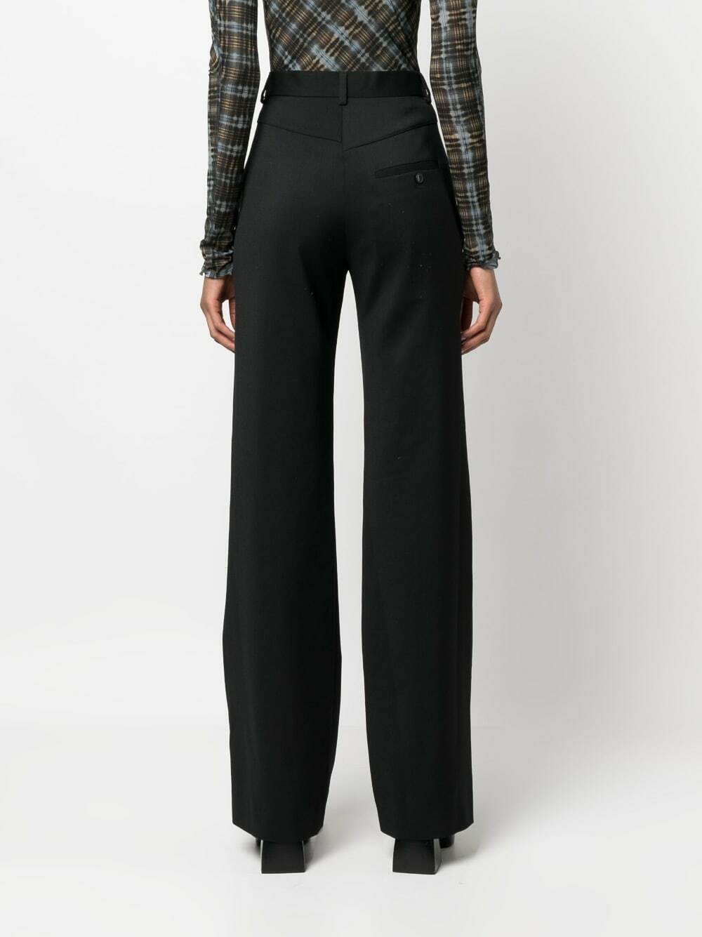 HIGH WAISTED FLARED TROUSER ARANJUEZ ANIMALIA