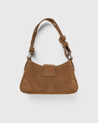 Misbhv Suede Shoulder Bag Small Tabacco Brown - Womens - Small Bags