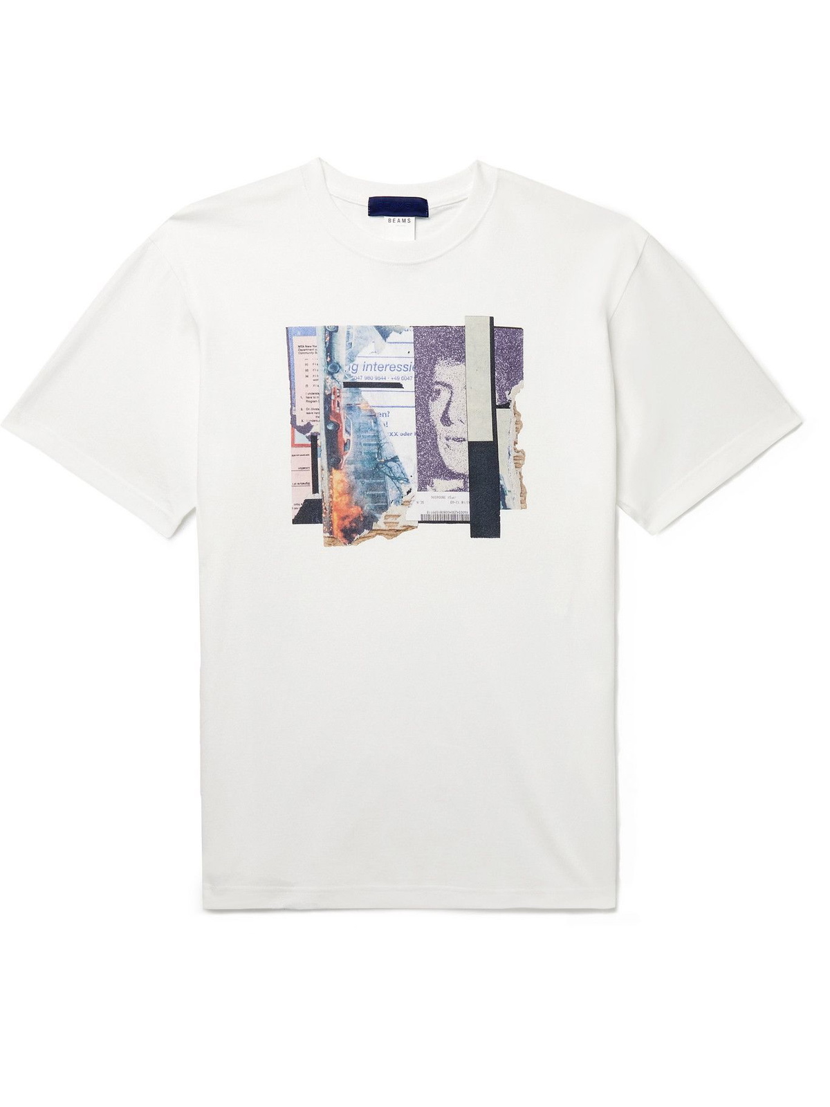 Beams Plus - Yabiku Henrique Yudi Printed Cotton-Jersey T-Shirt - White  Beams Plus