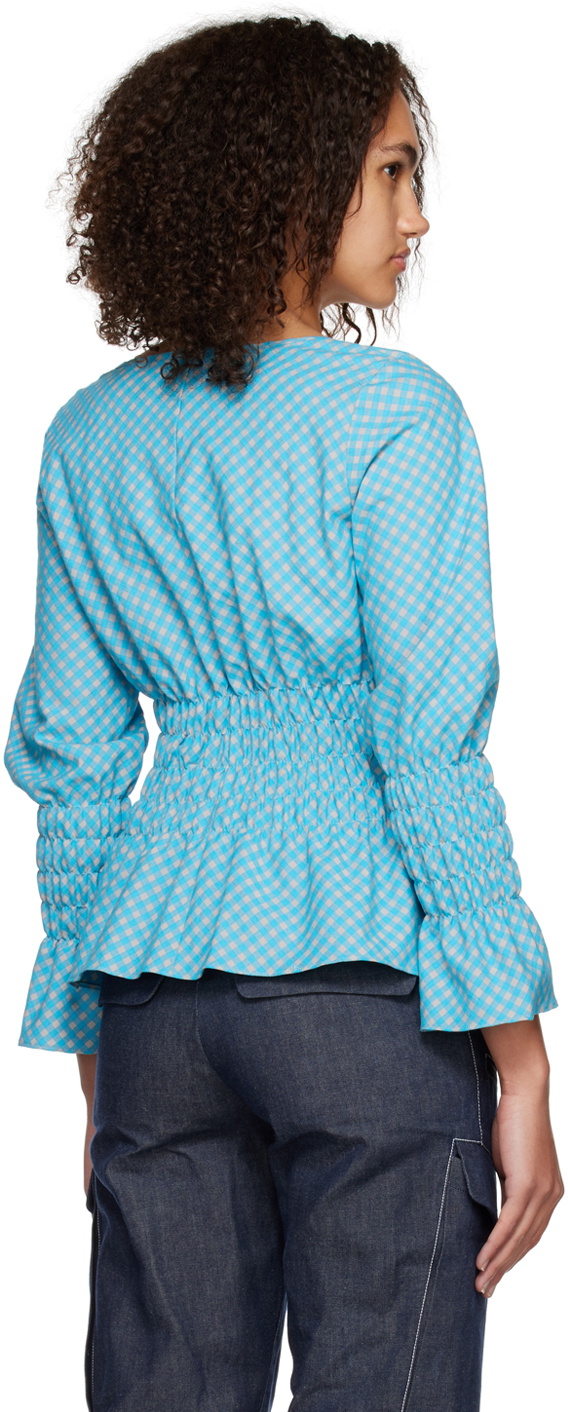 paria /FARZANEH Blue Bubblegum Blouse