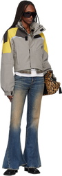 Martine Rose Gray Shrunken Sports Jacket