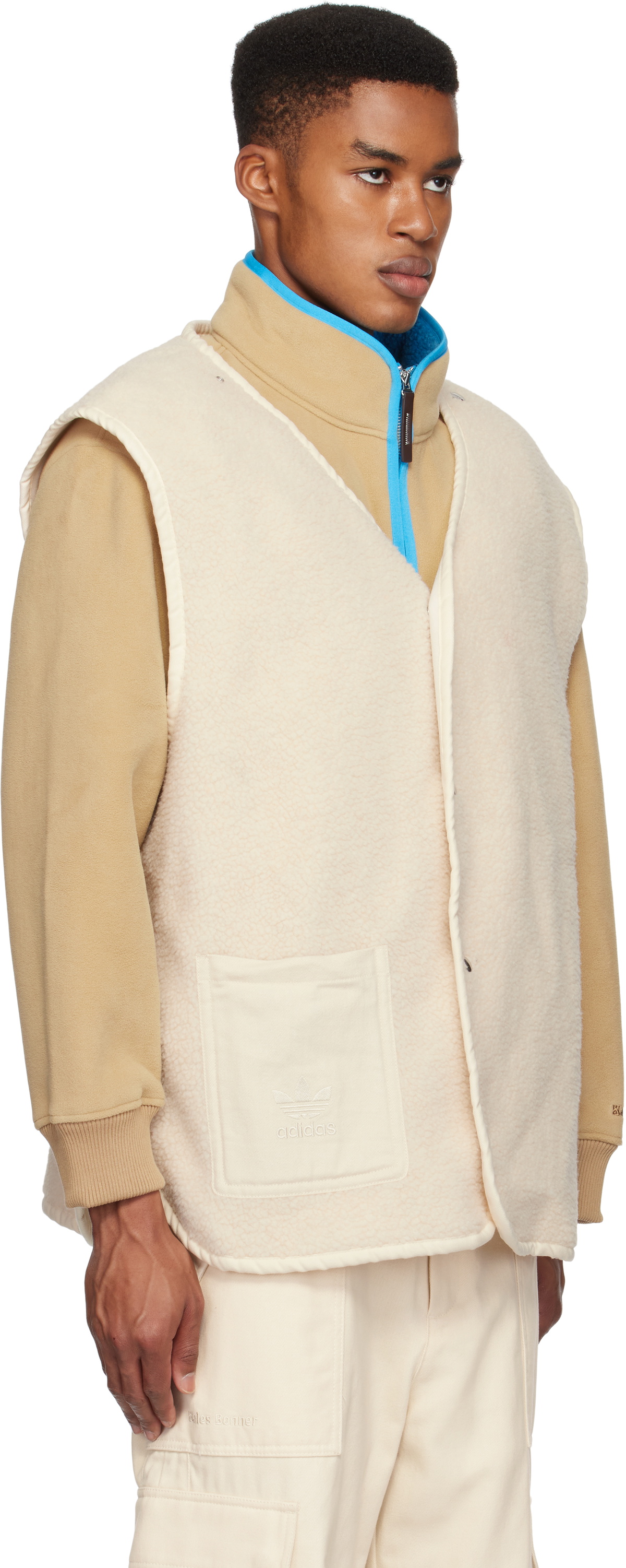 Wales Bonner Off-White adidas Originals Edition Coach Coat & Vest Set