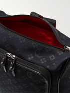 Christian Louboutin - Hop'N Zip Leather-Trimmed Appliquéd Canvas and Rubber Backpack