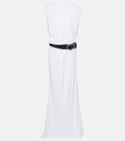 Christopher Esber Belted draped jersey maxi dress