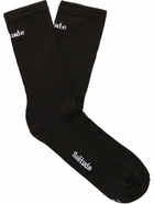 Pas Normal Studios - Solitude Logo-Jacquard PROLEN®YARN-Blend Cycling Socks - Black