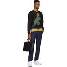 PS by Paul Smith Black Organic Large Dino Sweatshirt