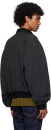 Dsquared2 Black Superlight 80s Bomber Jacket