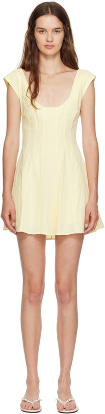 Photo: GUIZIO Yellow Leila Minidress