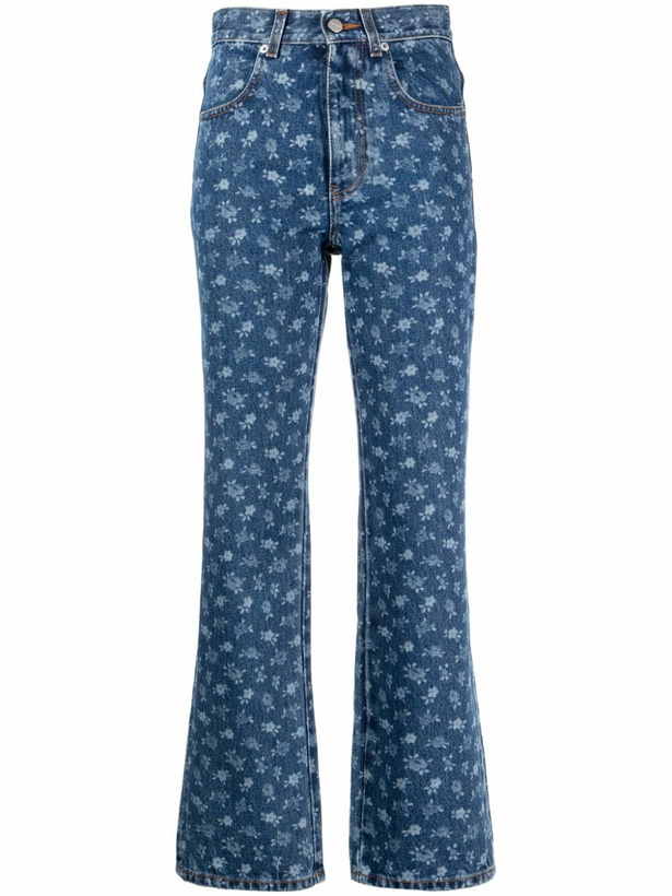 Photo: Molly Goddard Blue Dorianna Flared Jeans