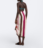 Eres Modernity cotton and silk beach cover-up