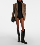 The Frankie Shop Leon high-rise shorts