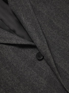 Mr P. - Herringbone Cashmere Coat - Gray