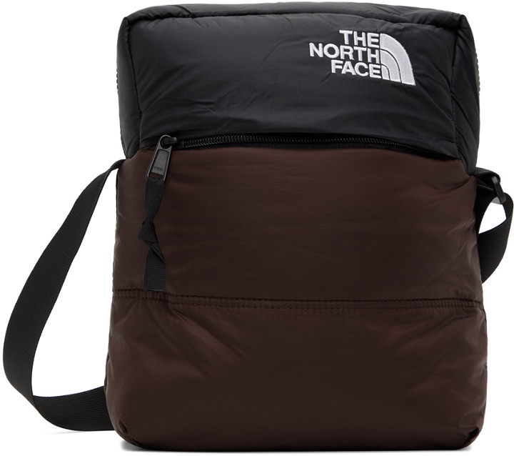 Photo: The North Face Brown & Black Nuptse Crossbody Bag