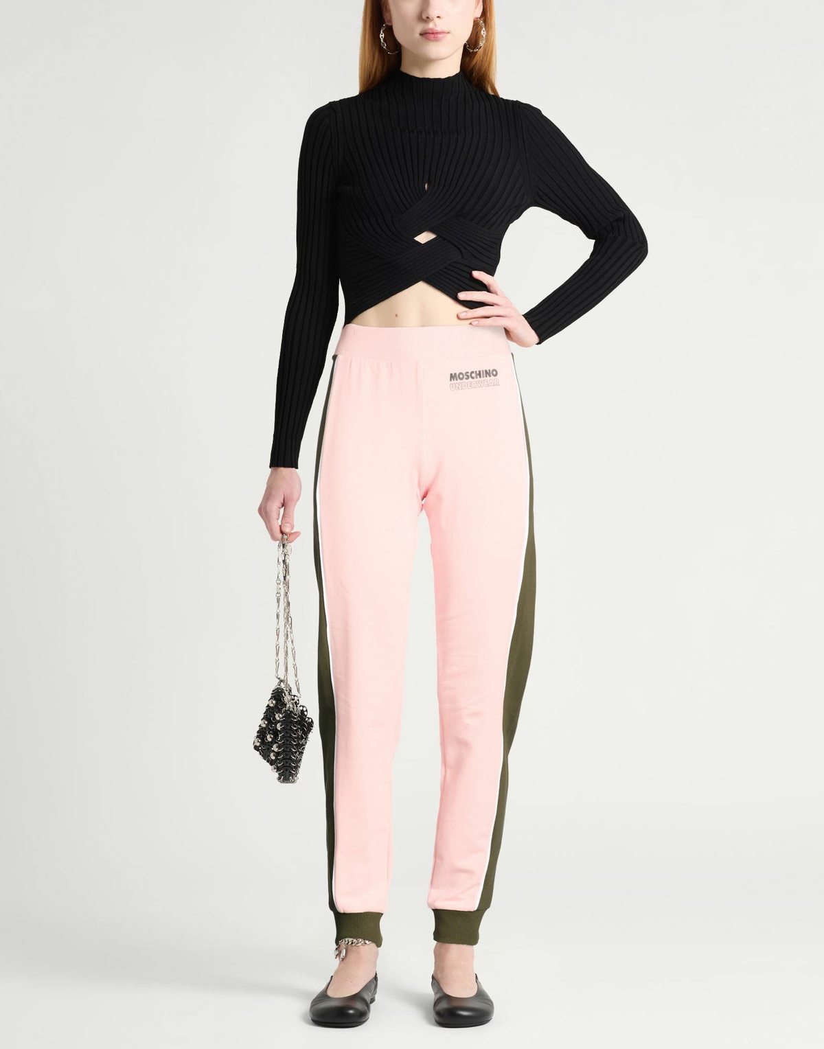 Moschino Womens Pants in Pink