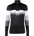 Bogner - Verti Printed Stretch-Jersey Half-Zip Base Layer - Black