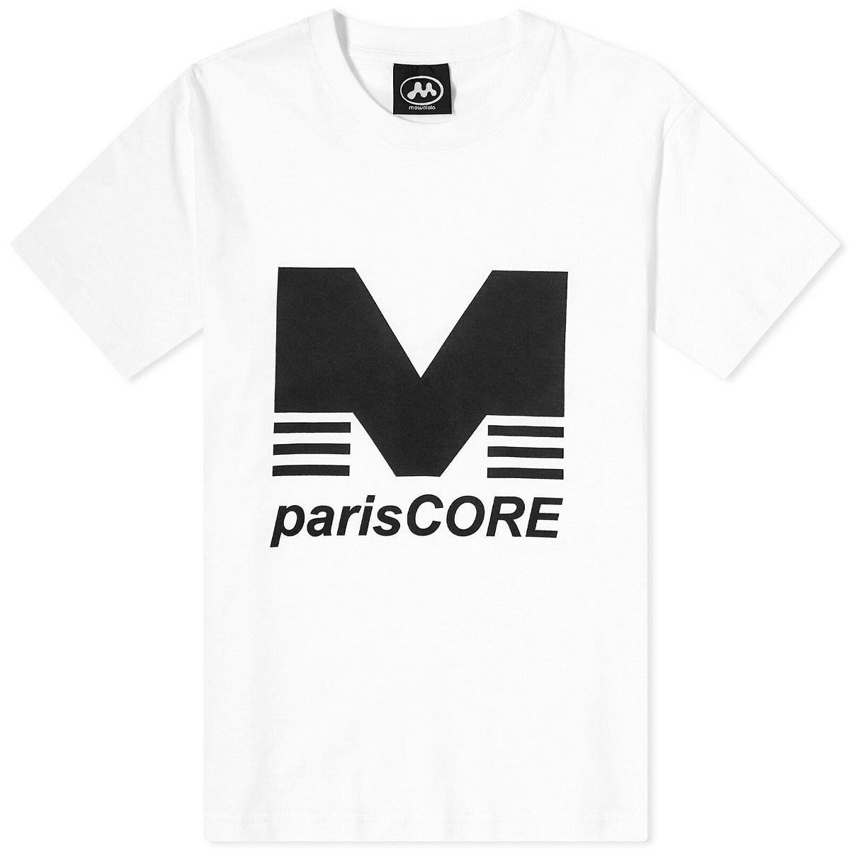 Photo: MOWALOLA Women's Paris Core Stripe T-Shirt in White