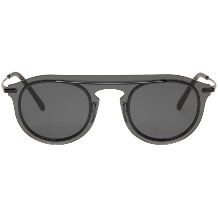 Photo: Dolce and Gabbana Black Single Lens Sunglasses