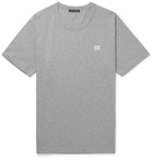 Acne Studios - Nash Logo-Appliquéd Cotton-Jersey T-Shirt - Gray