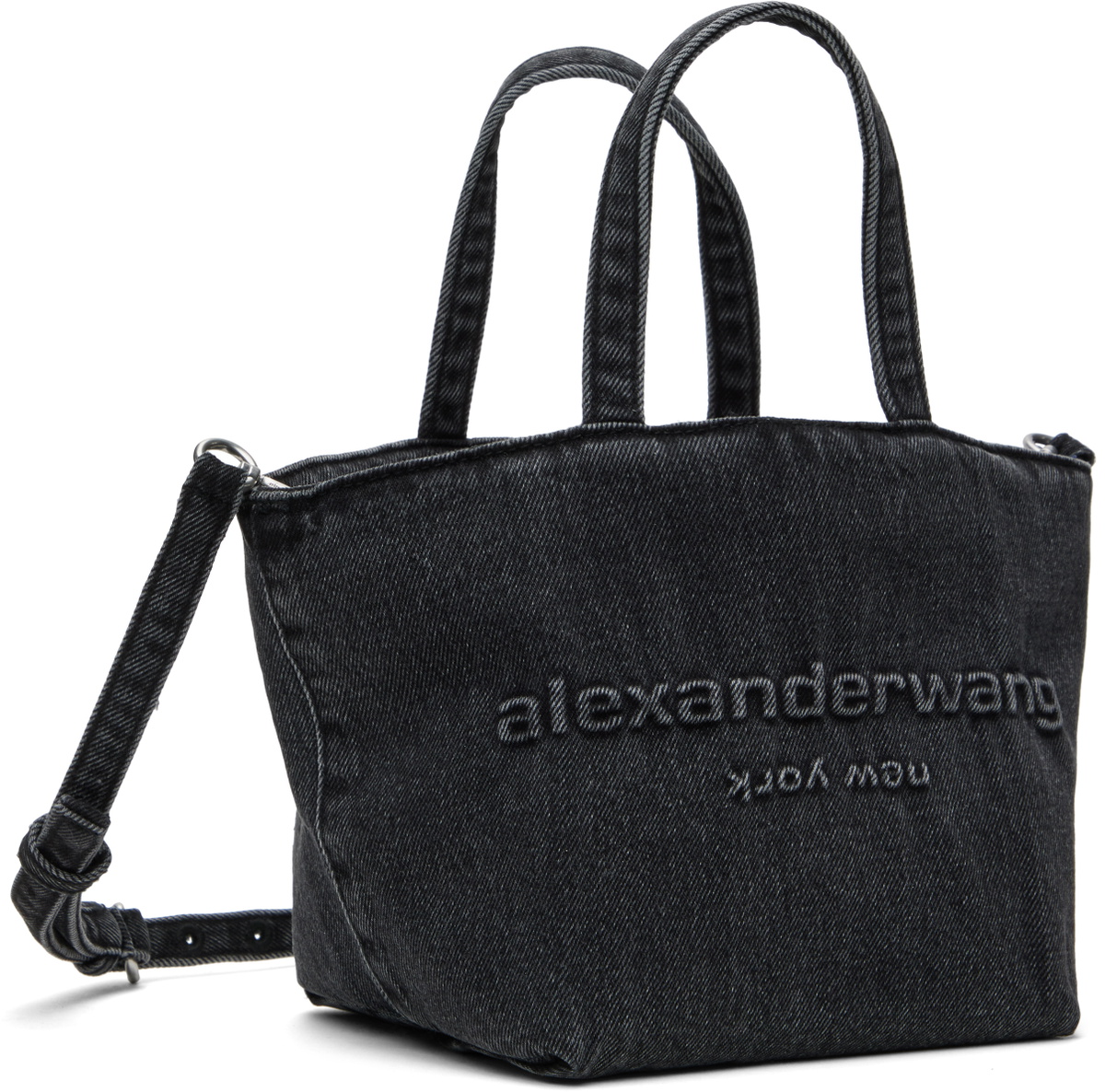 Alexander Wang Gray Small Punch Tote
