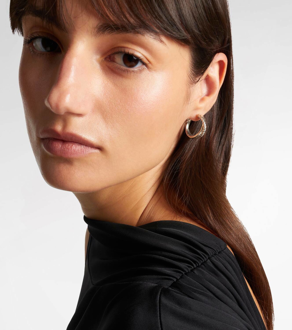 David Yurman Crossover® sterling silver hoop earrings
