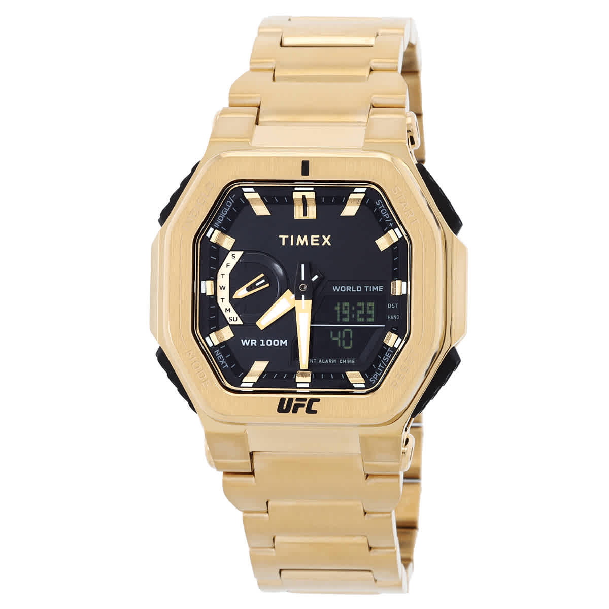 TIMEX 箱有り腕時計 ゴールド ブラック クラシックデジタル ゴールド | TIMEXオンラインストア
