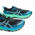 Asics GEL-TRABUCO 12 Sneakers in Black/Bright Cyan