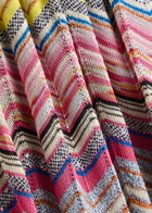 Missoni Zigzag Embellished Knitted Mini Dress Multicoloured