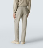Lardini Linen, cotton, and silk chinos