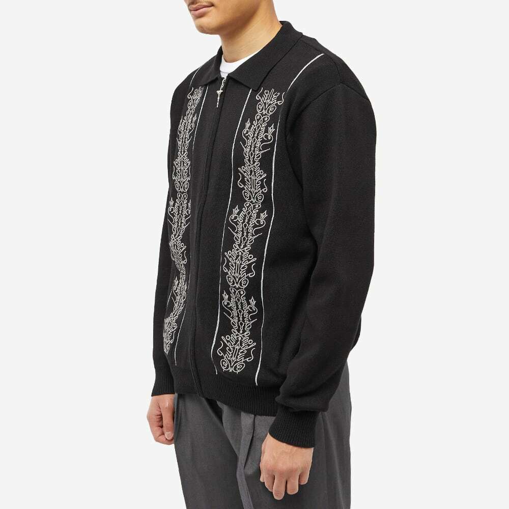 Fucking Awesome Men's Bullshirt Zip Cardigan in Black Fucking Awesome