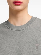 AMI Paris Grey Ami De Coeur Sweatshirt