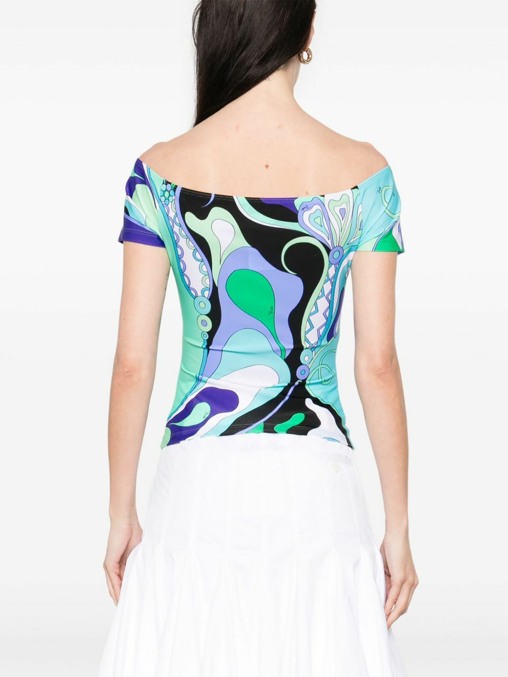 PUCCI Orchidee-Print Top Emilio Pucci