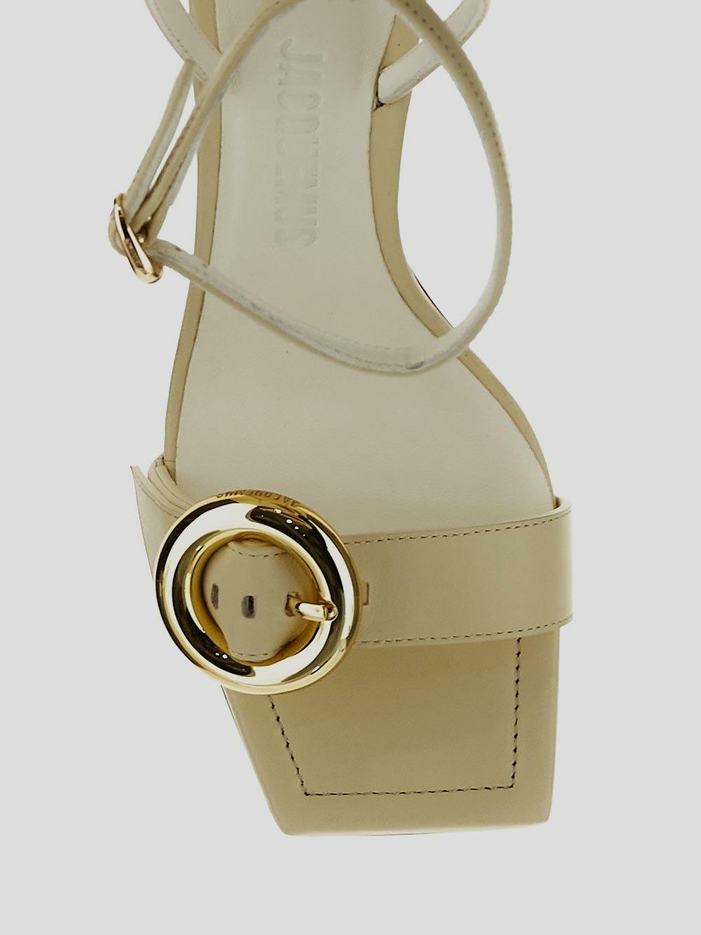 【送料&関税込】Jacquemus Circle Square Sling-backs Jacquemus Circle Square Sling-backs Jacquemus