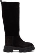GIABORGHINI Black Perni 07 Suede Boots