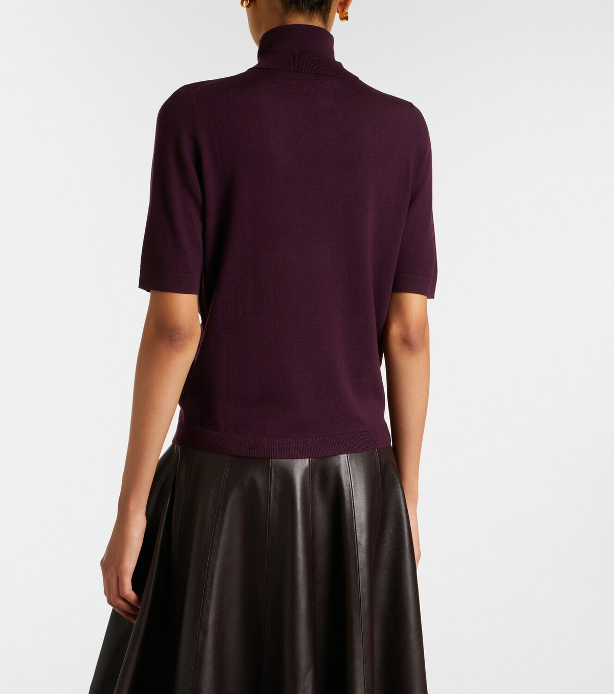 Jardin des Orangers Turtleneck virgin wool sweater