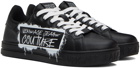 Versace Jeans Couture Black Court 88 Sneakers